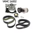 Pompe à eau + kit de courroie crantée SKF VKMC 16002 - Visuel 1
