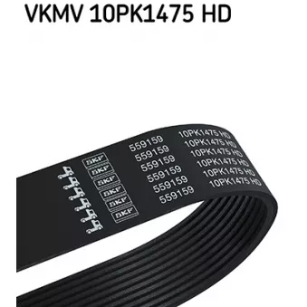 Courroie trapézoïdale à nervures SKF VKMV 10PK1475 HD