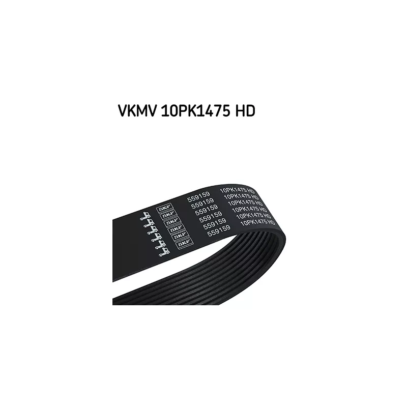 Courroie trapézoïdale à nervures SKF VKMV 10PK1475 HD