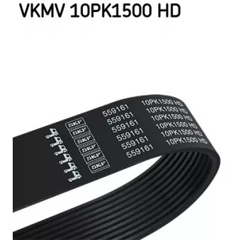 Courroie trapézoïdale à nervures SKF VKMV 10PK1500 HD