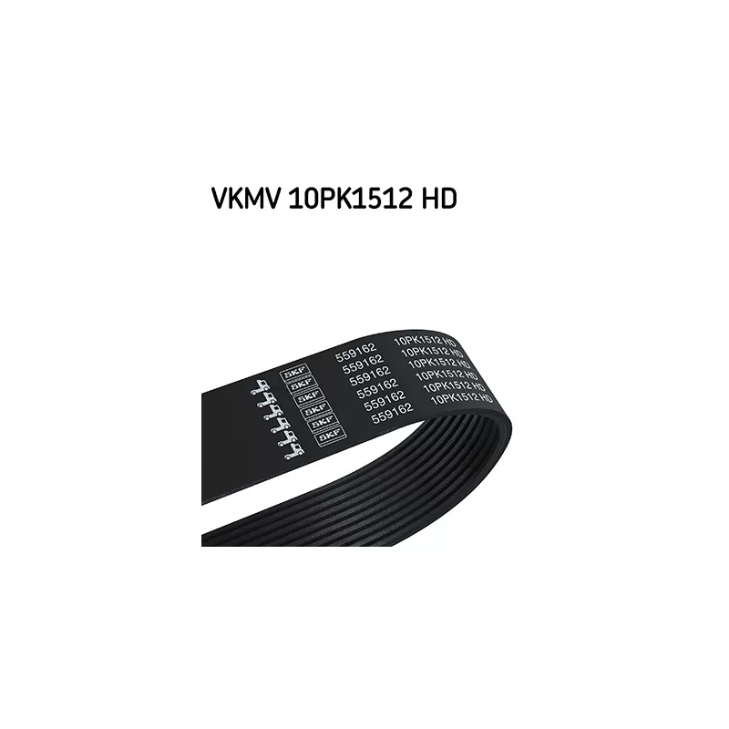 Courroie trapézoïdale à nervures SKF VKMV 10PK1512 HD