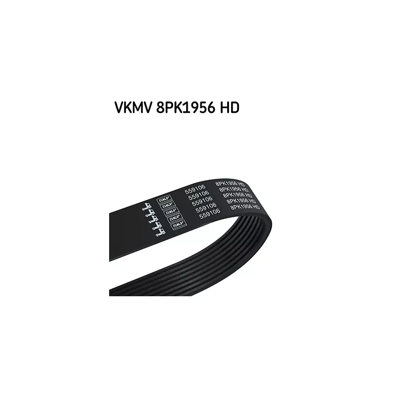 Courroie trapézoïdale à nervures SKF VKMV 8PK1956 HD