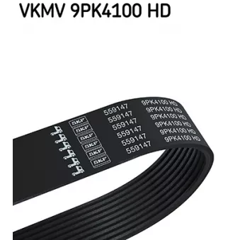 Courroie trapézoïdale à nervures SKF VKMV 9PK4100 HD