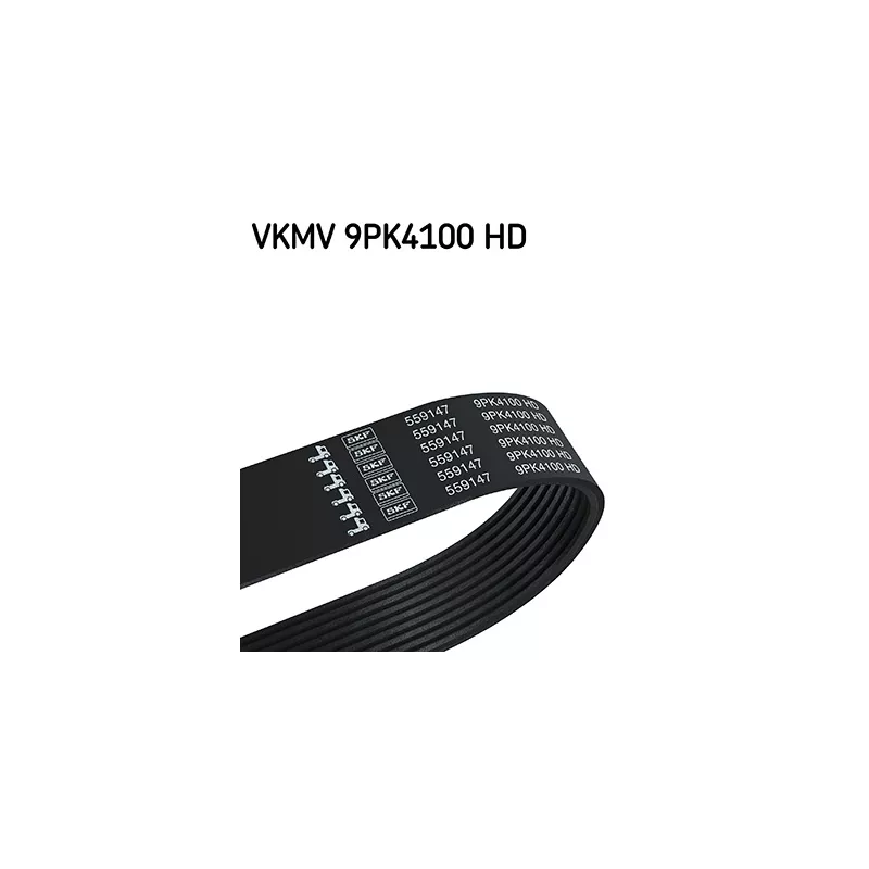 Courroie trapézoïdale à nervures SKF VKMV 9PK4100 HD
