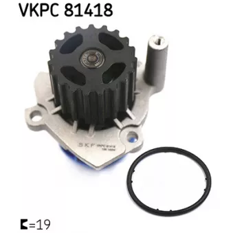 Pompe à eau SKF VKPC 81418