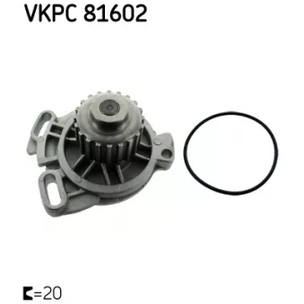 Pompe à eau SKF VKPC 81602