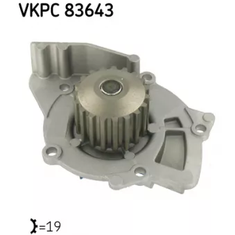Pompe à eau SKF VKPC 83643