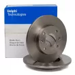 Jeu de 2 disques de frein avant DELPHI BG2213 - Visuel 1