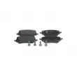 Jeu de 4 plaquettes de frein avant BOSCH 0 986 460 016 - Visuel 1