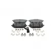Jeu de 4 plaquettes de frein avant BOSCH 0 986 460 116 - Visuel 1