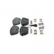 Jeu de 4 plaquettes de frein avant BOSCH 0 986 460 116 - Visuel 2
