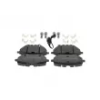 Jeu de 4 plaquettes de frein avant BOSCH 0 986 460 116 - Visuel 3