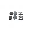 Jeu de 4 plaquettes de frein avant BOSCH 0 986 460 119 - Visuel 2