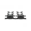 Jeu de 4 plaquettes de frein avant BOSCH 0 986 460 125 - Visuel 3
