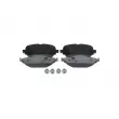Jeu de 4 plaquettes de frein avant BOSCH 0 986 460 128 - Visuel 1