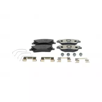 Jeu de 4 plaquettes de frein avant BOSCH 0 986 460 141