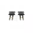 Jeu de 4 plaquettes de frein avant BOSCH 0 986 460 142 - Visuel 1