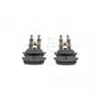 Jeu de 4 plaquettes de frein avant BOSCH 0 986 460 142 - Visuel 3