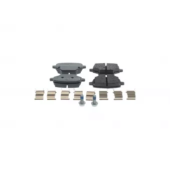 Jeu de 4 plaquettes de frein arrière BOSCH 0 986 460 143