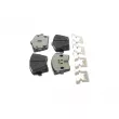 Jeu de 4 plaquettes de frein avant BOSCH 0 986 460 144 - Visuel 2