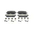 Jeu de 4 plaquettes de frein avant BOSCH 0 986 460 146 - Visuel 1