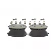 Jeu de 4 plaquettes de frein avant BOSCH 0 986 460 146 - Visuel 3