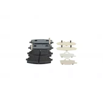 Jeu de 4 plaquettes de frein avant BOSCH 0 986 460 150