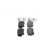 Jeu de 4 plaquettes de frein avant BOSCH 0 986 460 151 - Visuel 2