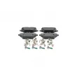 Jeu de 4 plaquettes de frein avant BOSCH 0 986 460 154 - Visuel 1
