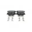 Jeu de 4 plaquettes de frein avant BOSCH 0 986 460 155 - Visuel 1