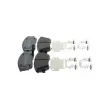 Jeu de 4 plaquettes de frein avant BOSCH 0 986 460 155 - Visuel 2