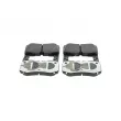 Jeu de 4 plaquettes de frein avant BOSCH 0 986 460 156 - Visuel 1
