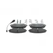 Jeu de 4 plaquettes de frein avant BOSCH 0 986 460 162 - Visuel 3
