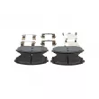 Jeu de 4 plaquettes de frein avant BOSCH 0 986 460 164 - Visuel 3