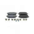 Jeu de 4 plaquettes de frein avant BOSCH 0 986 460 165 - Visuel 1