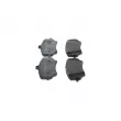 Jeu de 4 plaquettes de frein avant BOSCH 0 986 460 167 - Visuel 2
