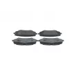 Jeu de 4 plaquettes de frein avant BOSCH 0 986 460 167 - Visuel 3