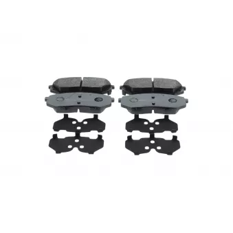 Jeu de 4 plaquettes de frein avant BOSCH 0 986 460 169