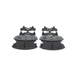 Jeu de 4 plaquettes de frein avant BOSCH 0 986 460 169 - Visuel 3