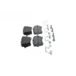 Jeu de 4 plaquettes de frein avant BOSCH 0 986 460 173 - Visuel 2