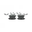 Jeu de 4 plaquettes de frein avant BOSCH 0 986 460 173 - Visuel 3