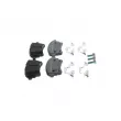 Jeu de 4 plaquettes de frein avant BOSCH 0 986 460 174 - Visuel 2