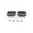 Jeu de 4 plaquettes de frein avant BOSCH 0 986 460 177 - Visuel 1