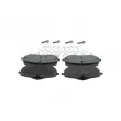 Jeu de 4 plaquettes de frein avant BOSCH 0 986 460 177 - Visuel 3