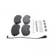 Jeu de 4 plaquettes de frein avant BOSCH 0 986 460 178 - Visuel 1