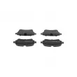 Jeu de 4 plaquettes de frein avant BOSCH 0 986 460 186 - Visuel 3