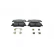 Jeu de 4 plaquettes de frein avant BOSCH 0 986 460 189 - Visuel 1