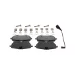 Jeu de 4 plaquettes de frein avant BOSCH 0 986 460 201 - Visuel 3