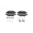 Jeu de 4 plaquettes de frein avant BOSCH 0 986 460 291 - Visuel 1