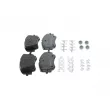 Jeu de 4 plaquettes de frein avant BOSCH 0 986 460 291 - Visuel 2